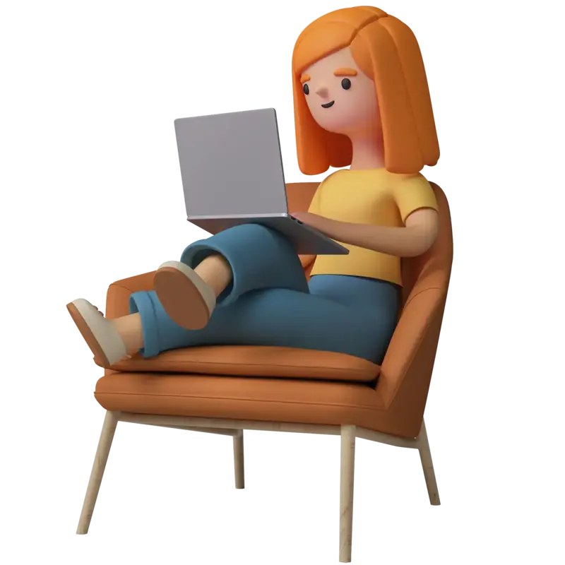 A person using a computer